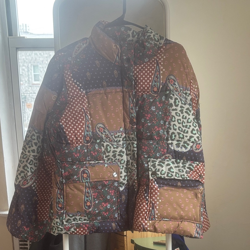 Urban Outfitters Patchwork Patterned Jacket
